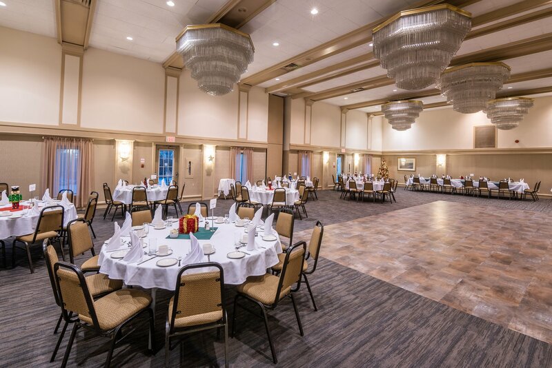 banquet seating area